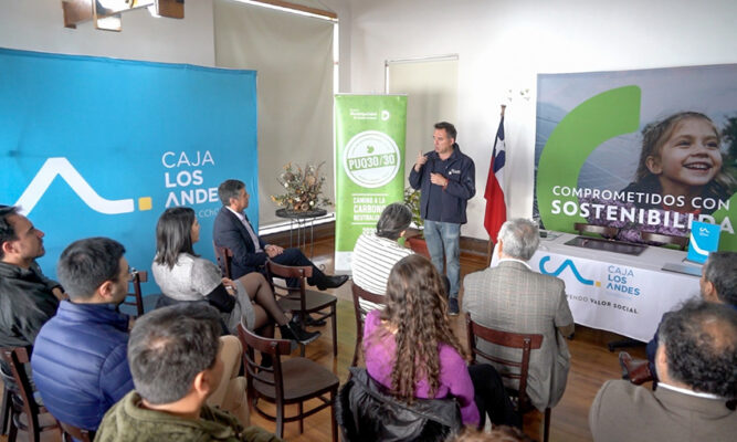 Caja Los Andes firma convenio ambiental | La Prensa Austral