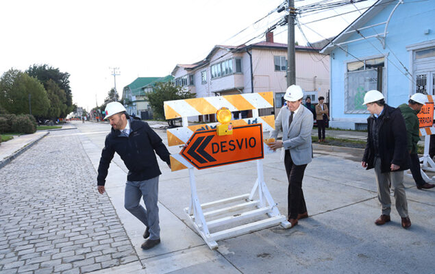 Abren al tránsito primer tramo repavimentado de Avenida Bulnes