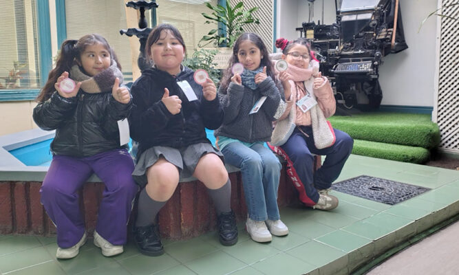 Alumnas de la Escuela B. O’Higgins en pro de convivencia escolar