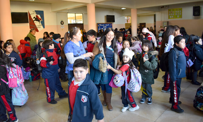 Escuela Bernardo O’Higgins refuerza plan de asistencia y logra el 88% de concurrencia escolar