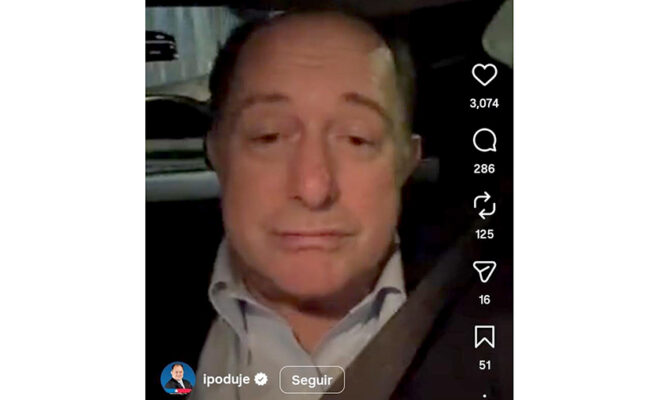 Avisó por Instagram