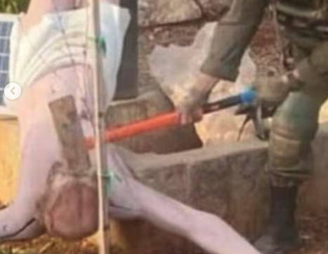 Video de soldado israelí destruyendo estatua de Cristo en Líbano desata condena internacional