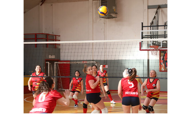 Parte campeonato laboral de vóleibol senior