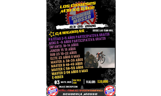 Competencia de ciclismo se disputa  este domingo en Agua Fresca