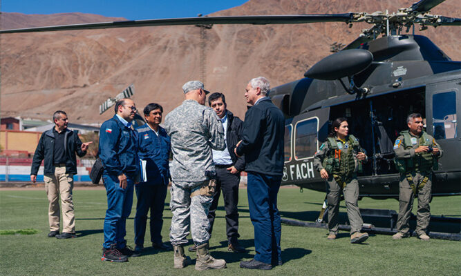 Presidente Kast supervisa labores de emergencia y reconstrucción tras aluviones en Tocopilla